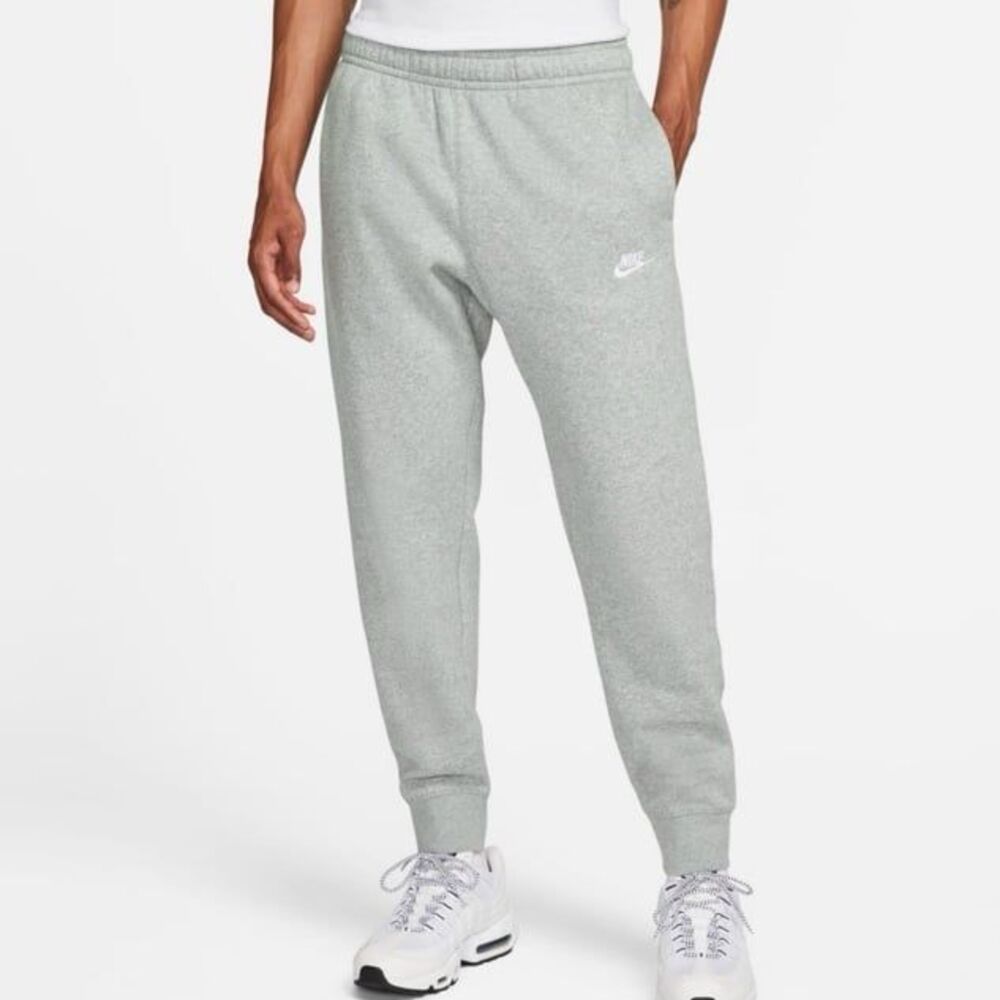 Nike Sportswear Club Fleece Open Hem Pants Gray Sweatpants